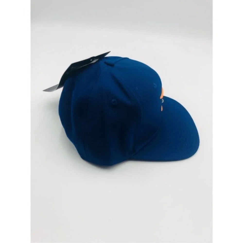 Nike Russell Wilson Youth Snapback Hat Navy Blue Orange‎ Embroidered Logo Cap